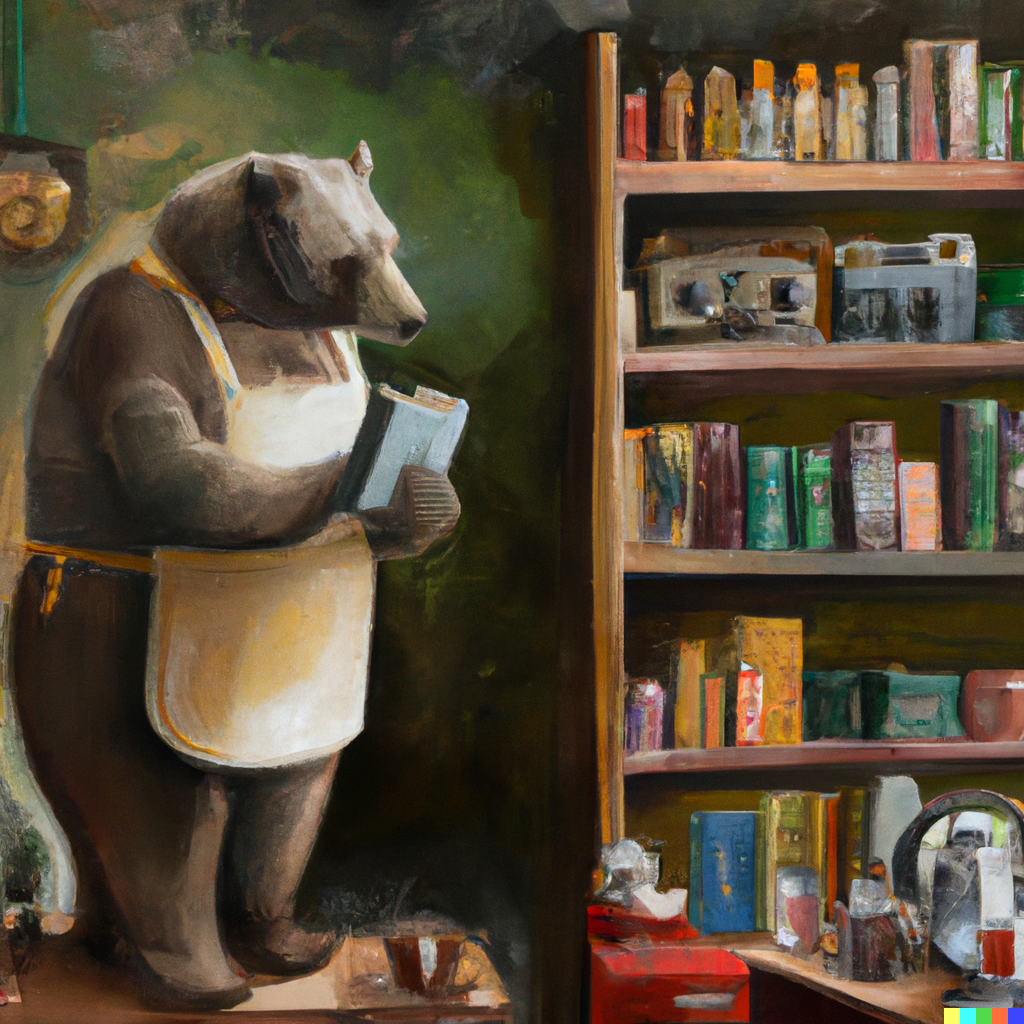 https://cloud-cm9ljlsrh-hack-club-bot.vercel.app/0dall__e_2022-10-21_21.31.07_-_detailed_oil_painting_portrait_of_a_bear_making_a_latte_inside_a_redwood_forest_coffee_shop_and_bookstore_while_reading_an_instruction_manual__in_the_.png